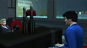 your wife on desk with my monster cock cuckold episode 22 table for three