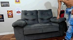 Demanding skinny slut saves tight ass only for monster cocks