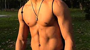 i trained hot with her in park then railed that tight latina ass