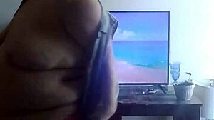 ocean deep sways her big tits while ripping clothes in a steamy striptease dance