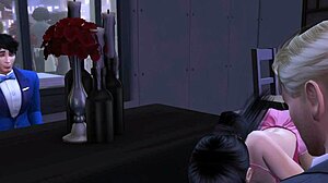 your wife on desk with my monster cock cuckold episode 22 table for three