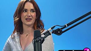 Big tits Siri Dahl fingers her pussy! Horny milf masturbates to wild orgasm naked!