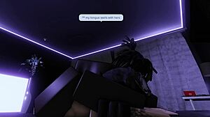 The Roblox goth slut meets BBC bull who FUCKS her BENT OVER DOGGYSTYLE DEEPTHROAT rough turning her into BBC WHORE blacked