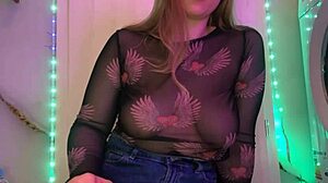 damn this big dildo stretches my fat teen pussy till i cum hard