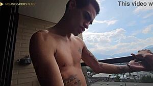 hermanastra huge ass big tits fucked hard on home balcony