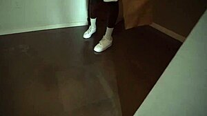 Ebony Dicksucker Mena Carlisle Swallows Stepbrother's Massive Dick