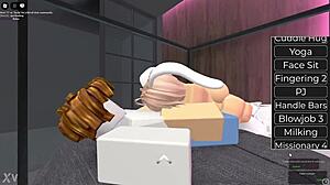 Adorable big tit blonde bunny sucks and fucks my cock game style