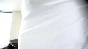 Ebony Dicksucker Mena Carlisle Swallows Stepbrother's Massive Dick