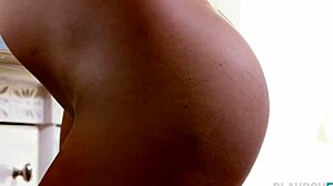 Curvy Mixed Asian Milf Kelsi Shay Strips Rips Clothes Shows Huge Ass Tits