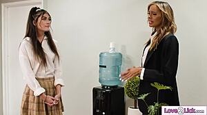 student grabs teacher's vibrator remote and demands more pussy play outdoors