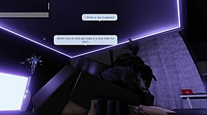 The Roblox goth slut meets BBC bull who FUCKS her BENT OVER DOGGYSTYLE DEEPTHROAT rough turning her into BBC WHORE blacked