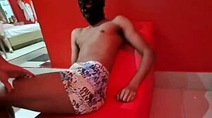 imagine his wife slurping that huge black cock in sexy shorts at the motel