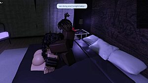The Roblox goth slut meets BBC bull who FUCKS her BENT OVER DOGGYSTYLE DEEPTHROAT rough turning her into BBC WHORE blacked