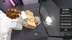 Adorable big tit blonde bunny sucks and fucks my cock game style