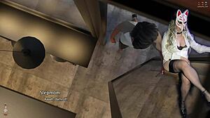 i can't stop watching stepmom suck this huge monster cock in stockings on the toilet