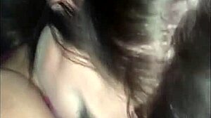 omg adriana chechik and kissa sins goin' wild with oral fingering lesbian sex in the car public... so hot