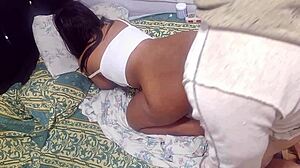 anal gaping my little beautiful latina stepdaughter's huge ass bent over doggystyle