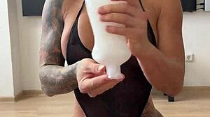 my heart races as this sultry brazilian milf's huge ass takes my anal creampie fisting