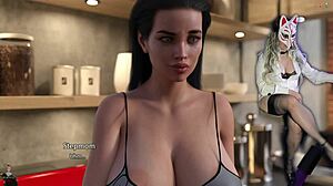 i can't stop watching stepmom suck this huge monster cock in stockings on the toilet