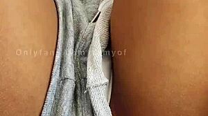 Amateur Girl Distracted in Close-Up Seductive Play