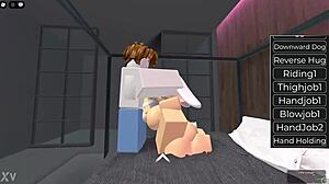 Adorable big tit blonde bunny sucks and fucks my cock game style