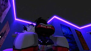 yo demon girl shark quickie sex in roblox furry fun