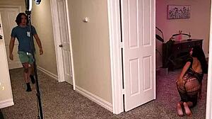 milf influencer feels wildly horny uploading sex videos all day