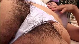 Fat chubby American Latina BBW bent over doggystyle with big tits and hairy pussy.