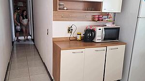 risky sexo with my cuck's best friend barebacking my big ass