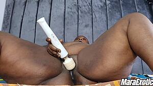 Sexy BBW Hotwife Blowing Off Steam Before Bed Full Video On Red - Mara Exotic