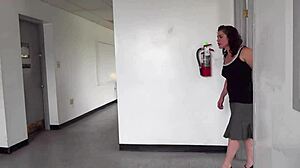 stepmom bound gags on anal while choking orgasm