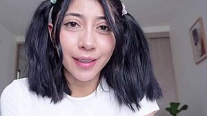 playing with dildo in my juicy vagina after husband leaves home