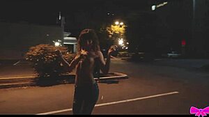 sparklers light up honey gold and dakota marr's topless public outdoor tease