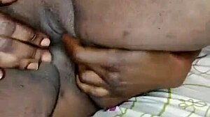 nigarchrist's latest homemade update features petal's shaved pussy taking monster cock