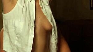 i'm naughty blonde slave bent over taking mistress's strapon deep in pussy