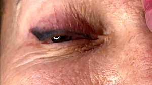 Mature Cougar Lady Face Fucked by Monster Cock with Huge Cumshot Covering Eyes and Facial Creampie