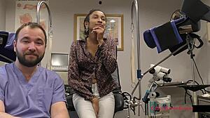 oh man miss mars squirms as doctor tampa and nurse kristen zap her pussy