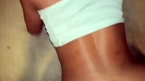 She bends for double nut backshots from his bbc