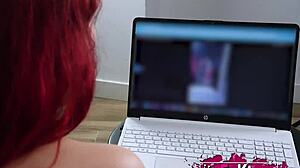 crow sniff hunts jordi but this petite redhead teen found her monster cock match!! 🍆🔥