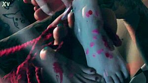 Kinky games make these feet wildly excited