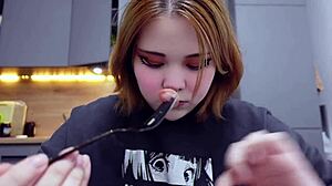 furiyssh dives into a massive mugbang feast looking super cute and chubby all the way