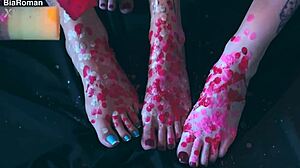 Kinky games make these feet wildly excited