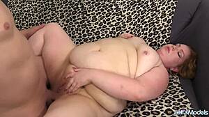 chubby blonde velma voodoo bounces her big tits while sucking cock