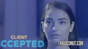 Kinky robot teases clients all rough night