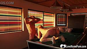 you breaking billiard rules with that deepthroat and doggy, sexy ginger?