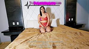 Diabla's Bedroom Bend-Over Blowjob Casting Tease