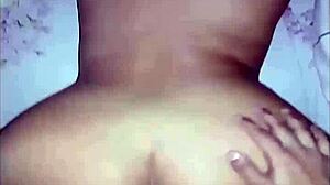 her pussy brims with his gushing load on every deep plunge