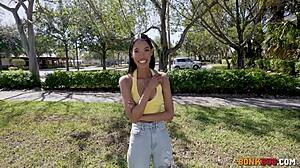 eden west rides milks monster black cock cowgirl doggystyle deepthroat her skinny teen pussy 😈💦🍆