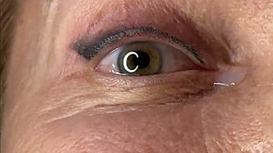 Mature Cougar Lady Face Fucked by Monster Cock with Huge Cumshot Covering Eyes and Facial Creampie