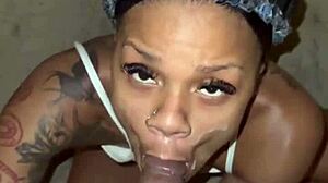 She bends for double nut backshots from his bbc